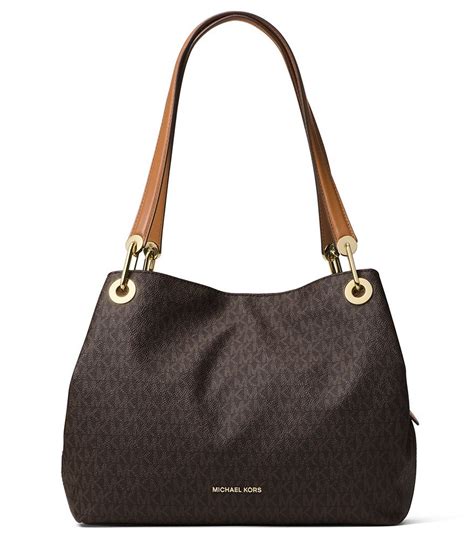 michael kors raven large tote oxblood|michael kors raven shoulder bag.